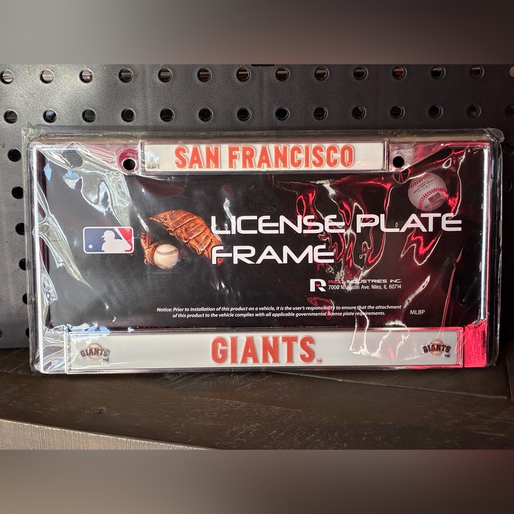 San Francisco Giants License Plate Frame